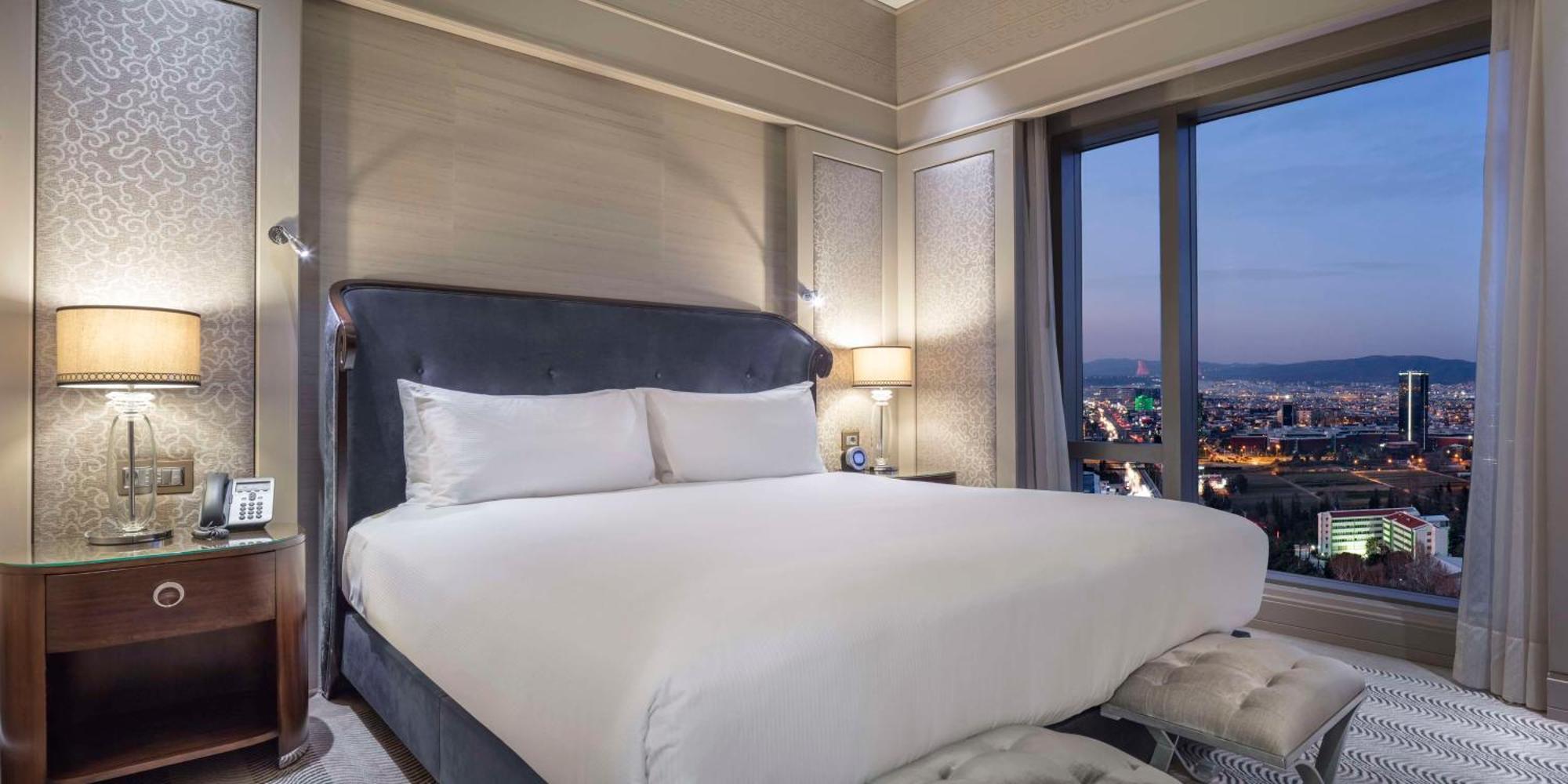 Ecksuite mit 1 Schlafzimmer und Zugang zur Executive Lounge